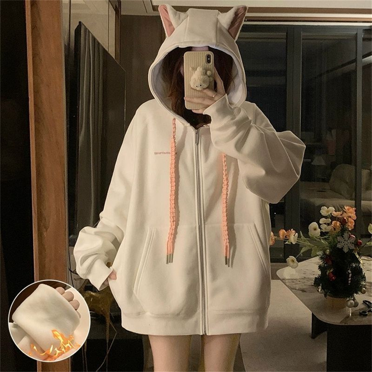 2025 bonito meninas primavera  - Women'S Fashion Zip Up Hoodies avaliação e preço