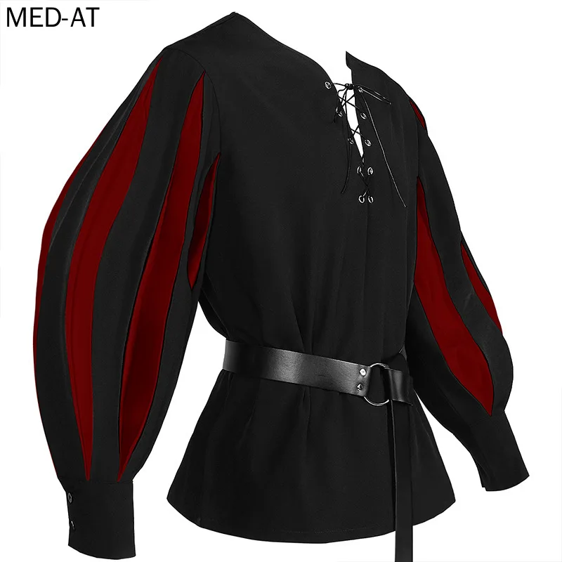 Cosplay medieval masculino hal - Belted Shirt Dress avaliação e preço