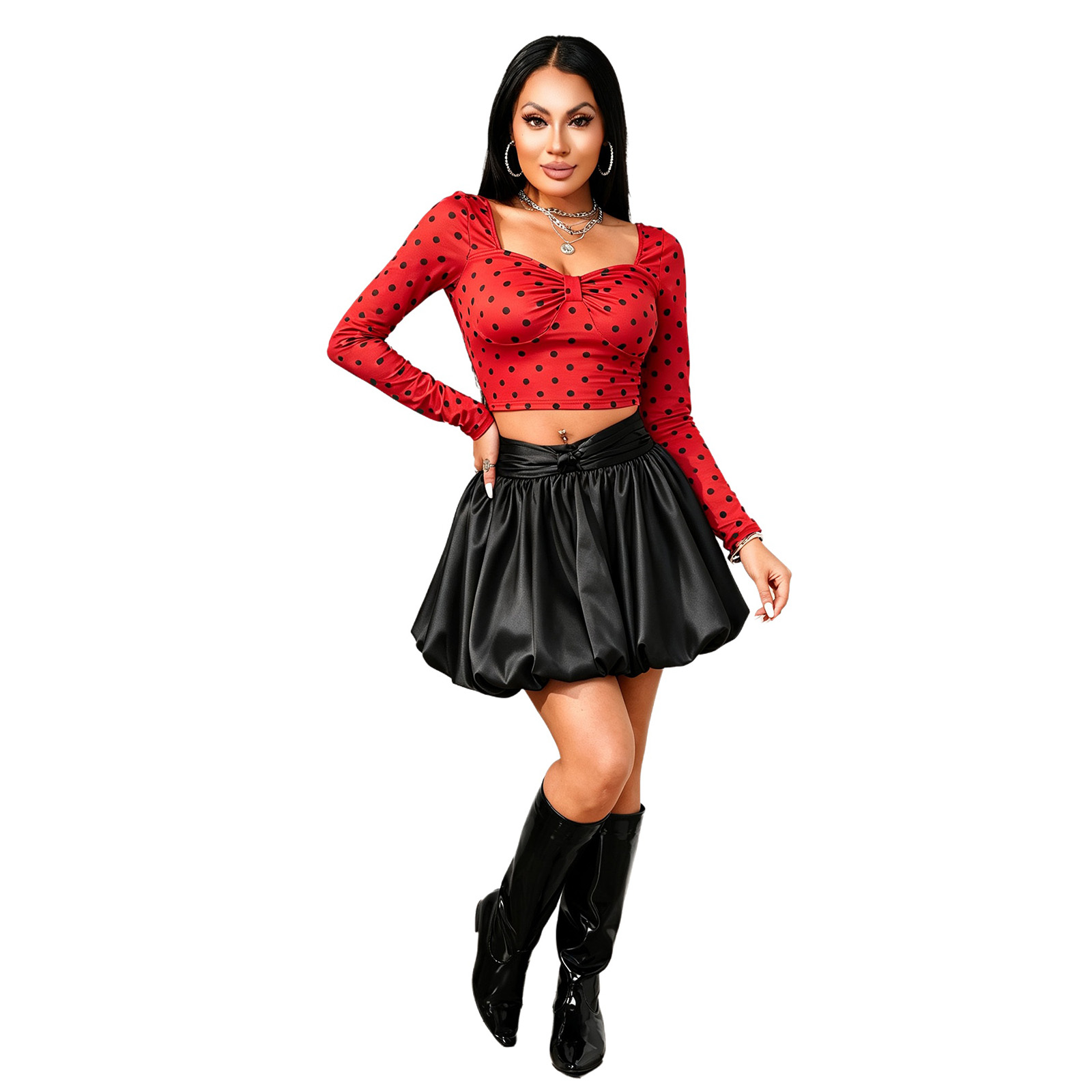 Conjuntos de Saia Mini com Ren - Women Fashion Outfits avaliação e preço