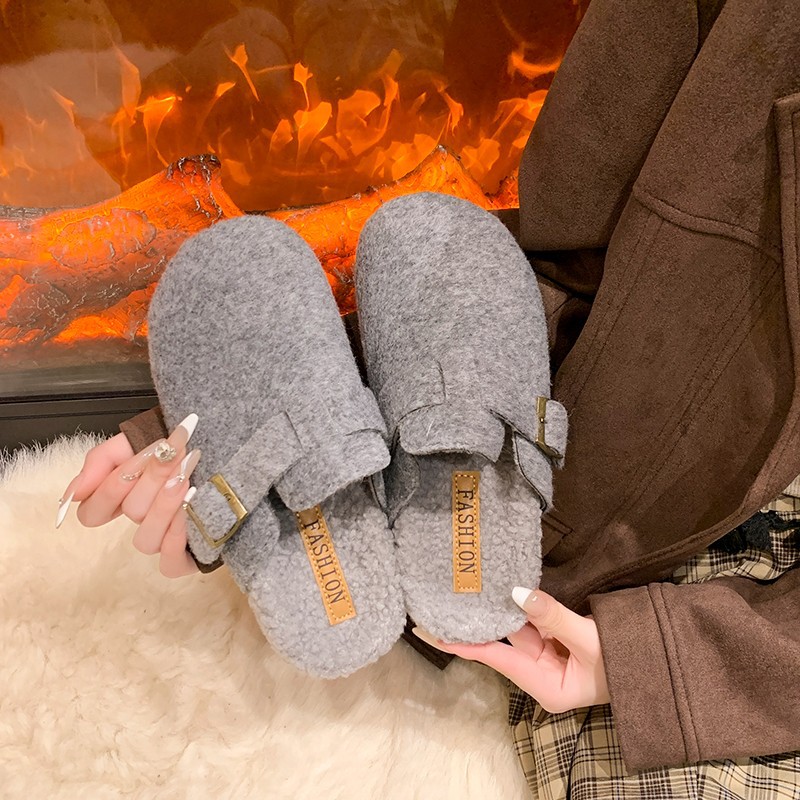 2025 chinelos mule de inverno  - Women'S Fashion For 2025 avaliação e preço