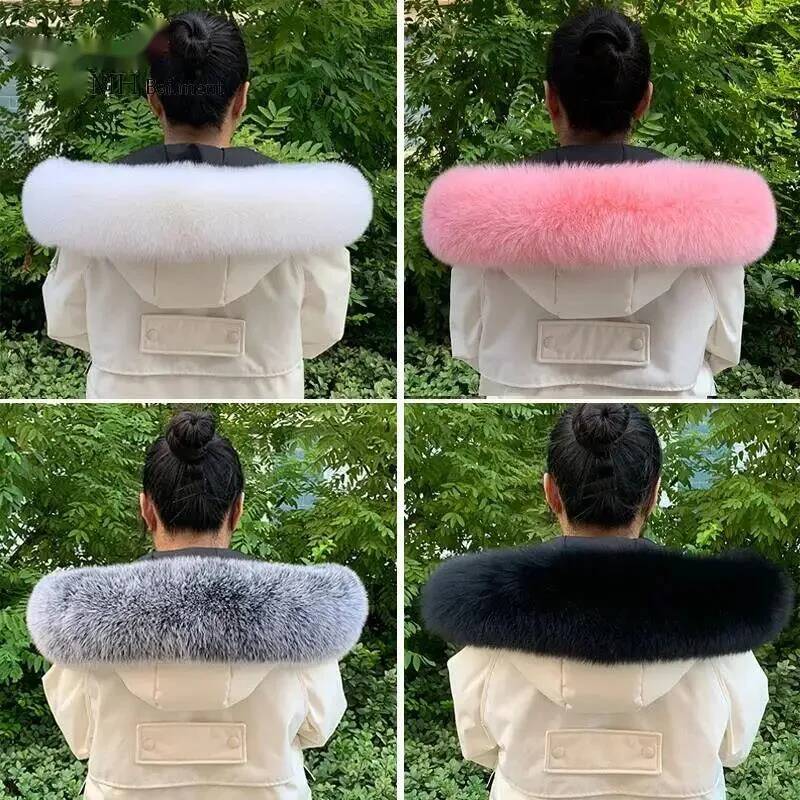 100% gola de pele natural inve - Women'S Fashion Long Coat avaliação e preço