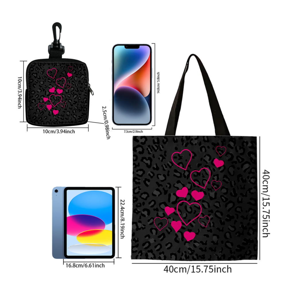Bolsa Tote com Estampa de Leop - Coin Purse Women avaliação e preço