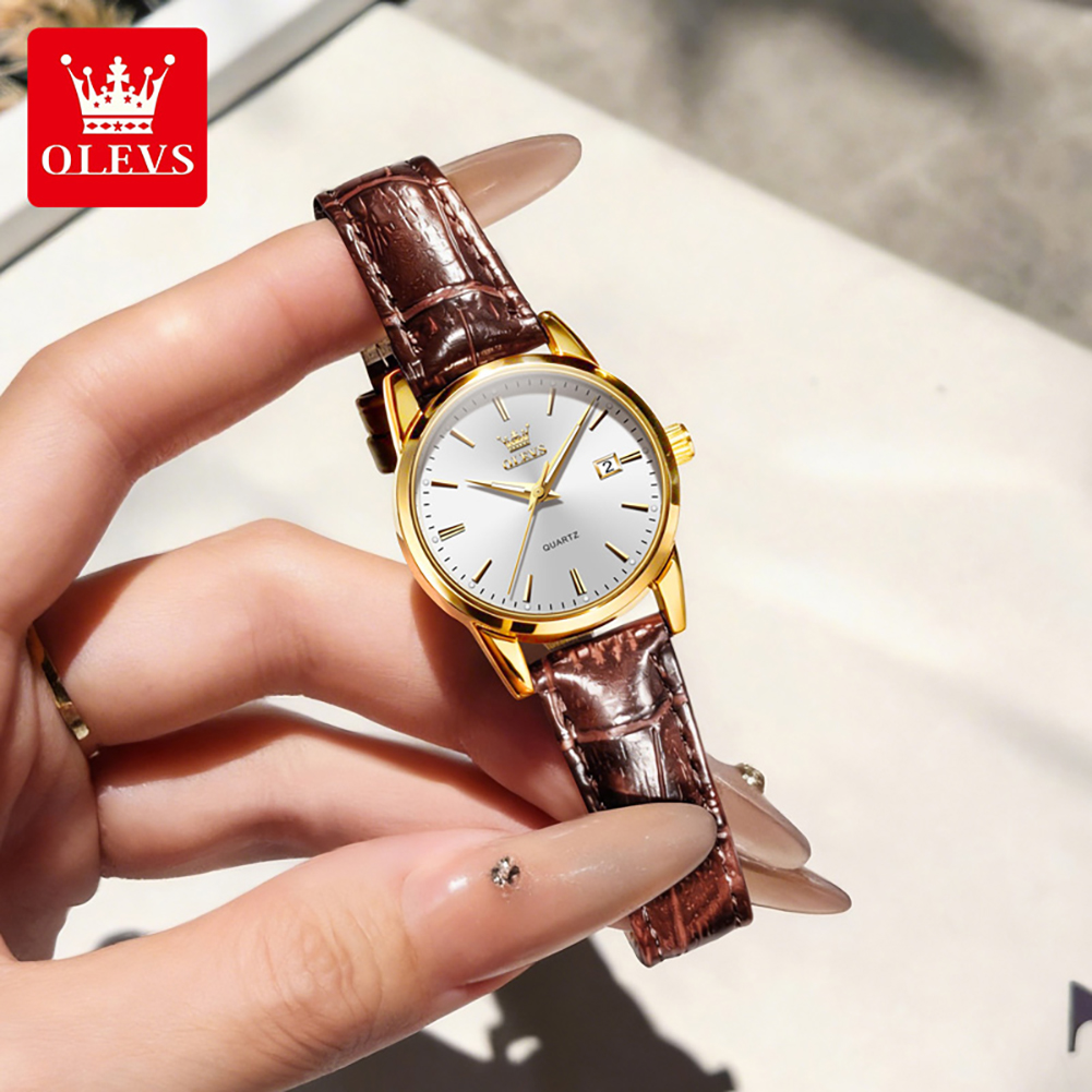 OLEVS 6898 Relógio Feminino Or - Fashion Women Watch avaliação e preço