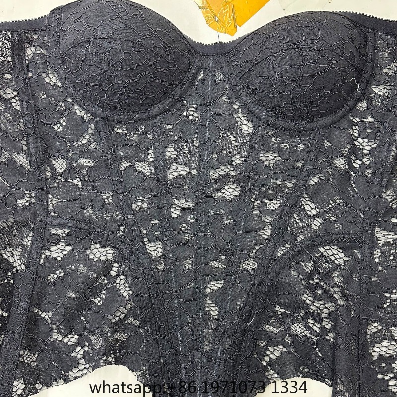 Corset Feminino de Renda Luxuo - Corset Top Boned avaliação e preço